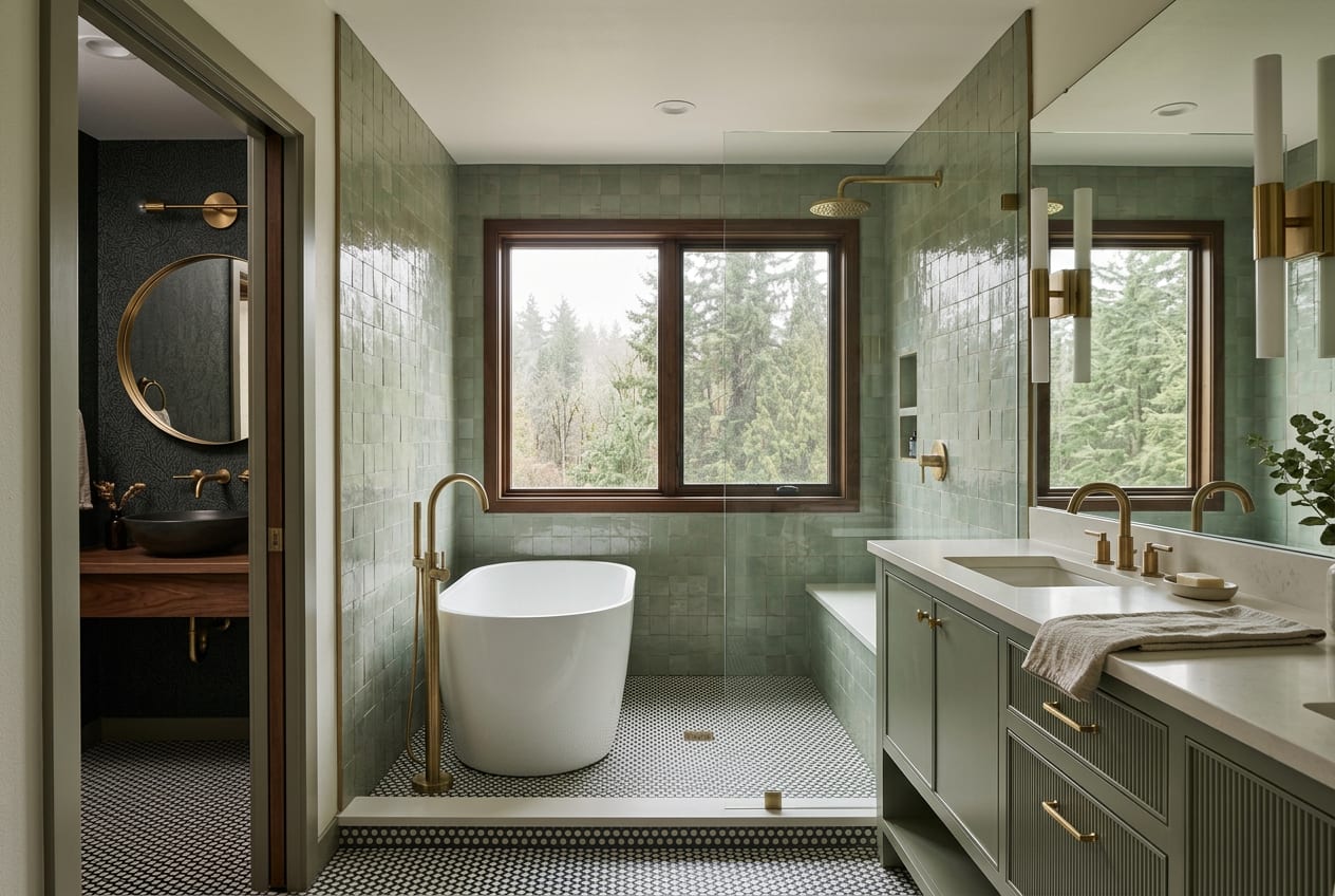 Gallegos Bathroom Remodeling Company, bathroom remodeling in Mercer Island, completed project 2